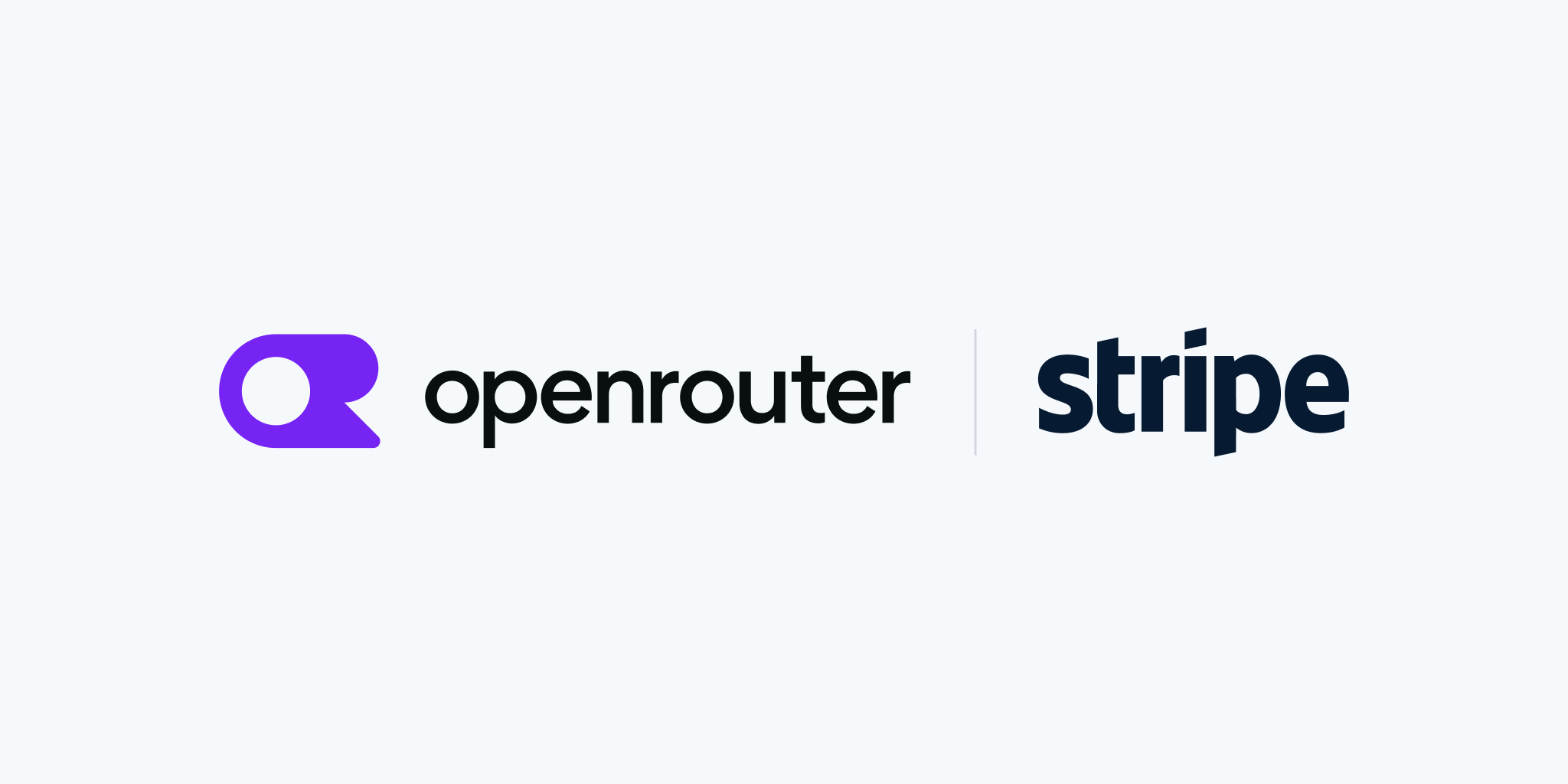 OpenRouter and Stripe’s co-branded acquisition graphic