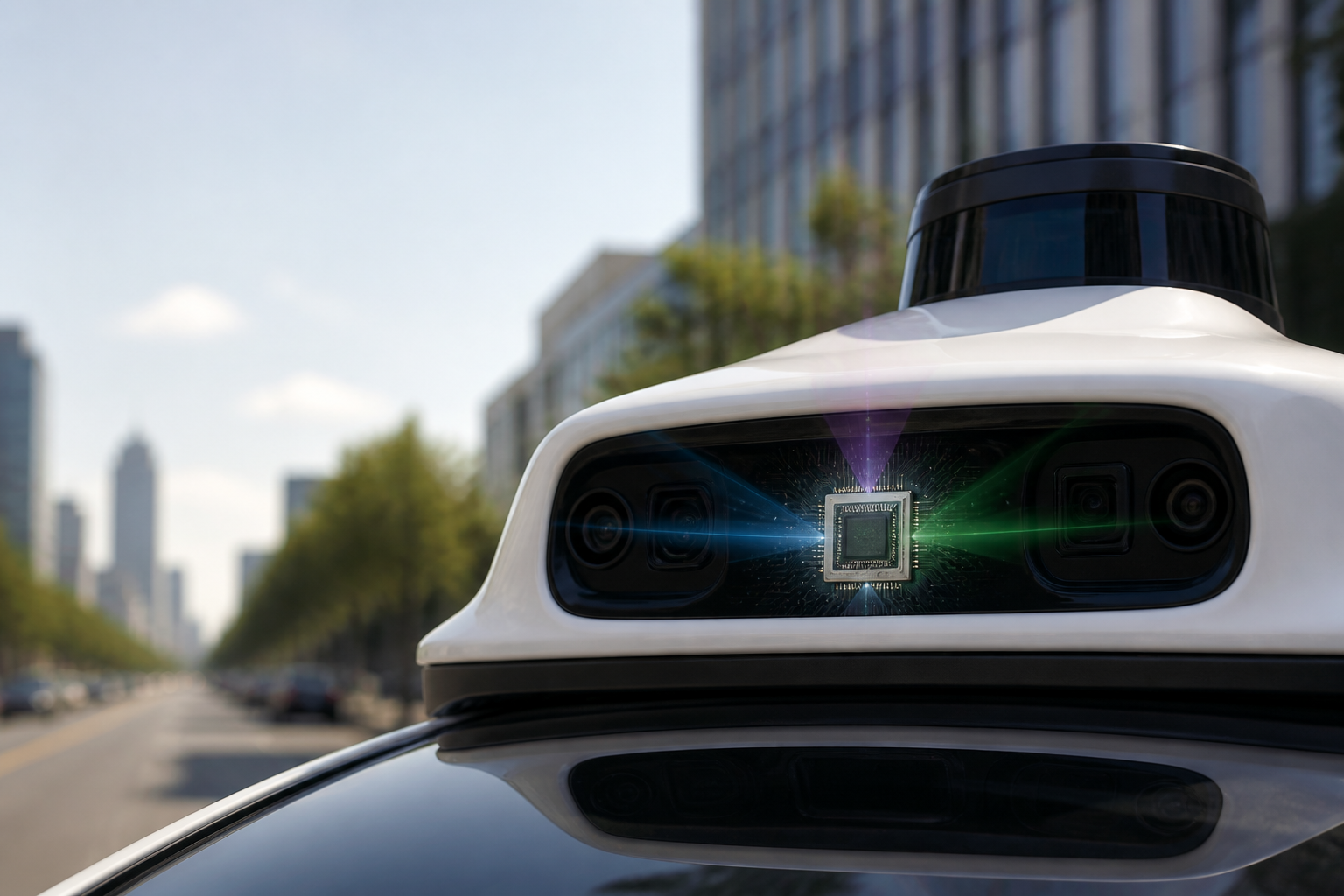Illustration by Onset News: cover image for Waymo reveals its own chip inside its newest robotaxis